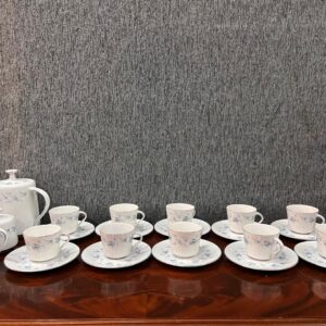 Juego de té en porcelana tsuji para 10 personas