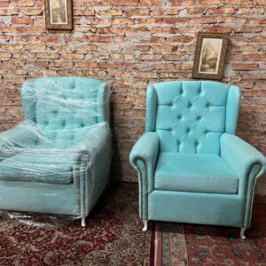 Par de sillones capitoné