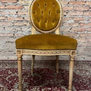 Silla de dormitorio Francés Luis XVI impresionante estado