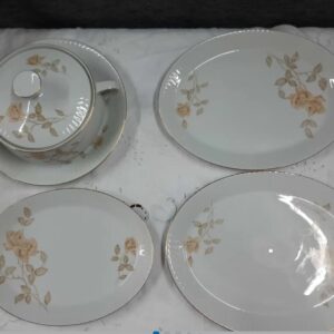SE VENDE 1 2 3 ETC bandejas y guisera en porcelana tsuji