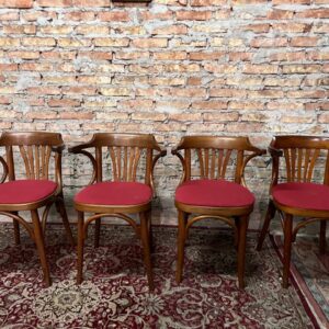 Juego de 4 sillas estilo thonet modelo bar muy antiguas