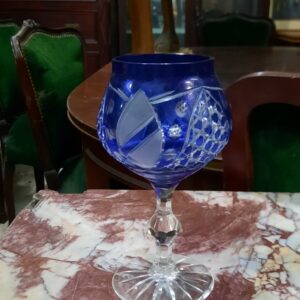 Copon azul en cristal checoslovaco en buen estado
