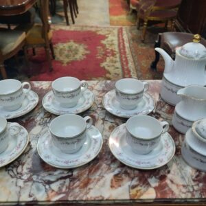 Juego de té tsuji para 6 personas en impecable estado