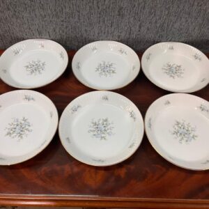 Juego de 6 platos hondos en porcelana tsuji sellados en perfecto estado