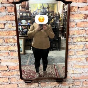 espejo de sala/dormitorio ingles color caoba