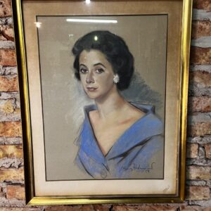Retrato femenino de estilo clásico